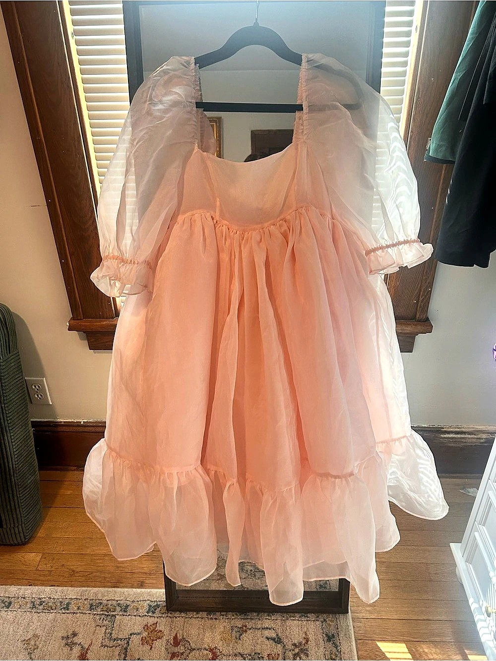 Selkie The Angel Delight Puff Dress Pink